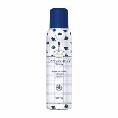 DESODORANTE AEROSOL GIOVANNA BABY BLUEBERRY 150ML