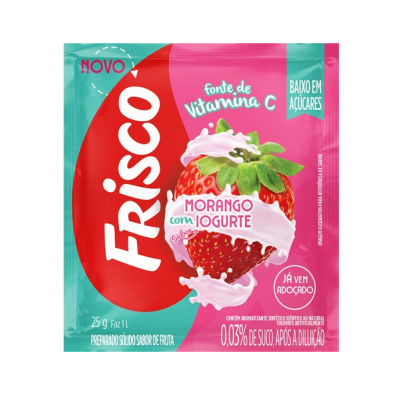 REFRESCO FRISCO MORANGO COM IOGURTE 25G