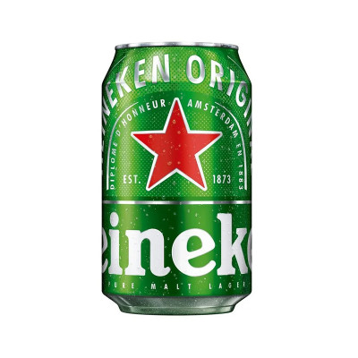 CERVEJA PURO MALTE HEINEKEN LATA 350 ML