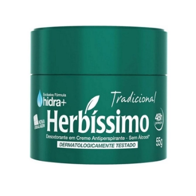 DESODORANTE CREME HERBÍSSIMO TRADICIONAL 55G