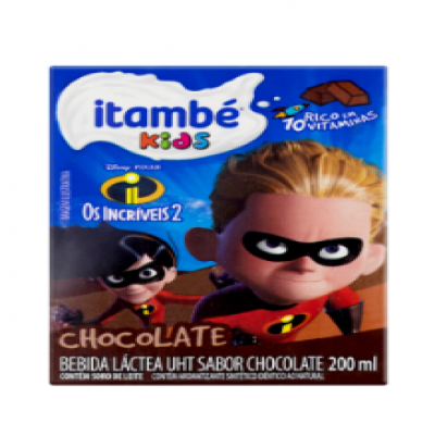 BEBIDA LÁCTEA ITAMBÉ KIDS CHOCOLATE 200ML