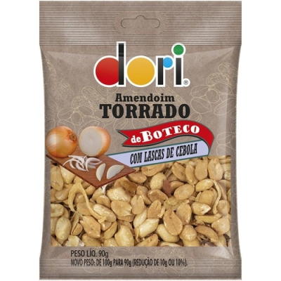 AMENDOIM TORRADO DORI C/ LASCAS DE CEBOLA 90G