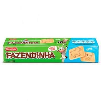 BISCOITO FAZENDINHA LEITE 123 GRAMAS