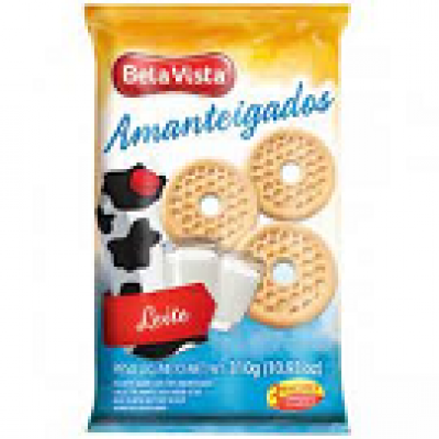 BISCOITO AMANTEIGADO BELA VISTA LEITE 310 GRAMAS