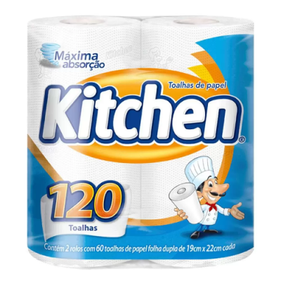 PAPEL TOALHA KITCHEN 120 FOLHAS