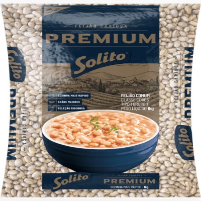 FEIJÃO CARIOCA SOLITO PREMIUM 1 KG