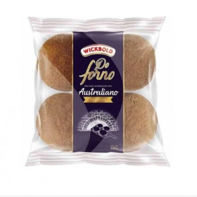 PÃO PAR HAMBURGUER WICKBOLD DO FORNO TIPO AUSTRALIANO 320 GRAMAS