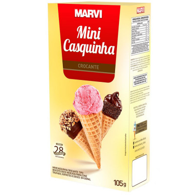 MINI CASQUINHA MARVI CROCANTE 105 G