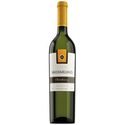 VINHO MASSIMILIANO BRANCO SECO CHARDONNAY 750ML