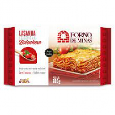 LASANHA FORNO DE MINAS BOLONHESA 600 GRAMAS