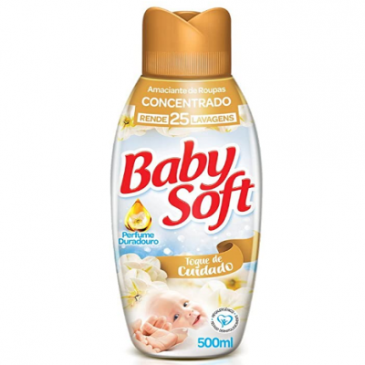 AMACIANTE CONCENTRADO BABY SOFT CUIDADO BRANCO 500ML