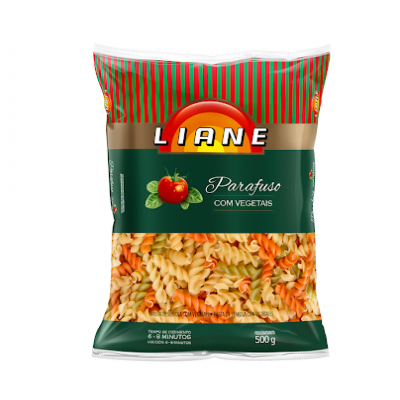 MACARRÃO PARAFUSO LIANE VEGETAIS 500G