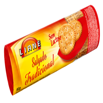 BISCOITO LIANE CRACK SEM LACTOSE TRADICIONAL 90G