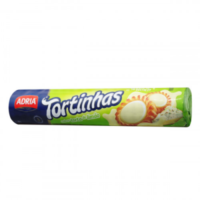 BISCOITO ADRIA TORTINHAS LIMÃO 140G