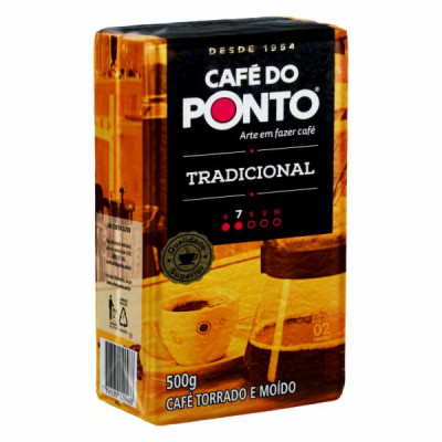 CAFÉ TORRADO E MOÍDO CAFÉ DO PONTO TRADICIONAL 500 GRAMAS