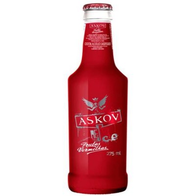 VODKA ASKOV ICE FRUTAS VERMELHAS 275ML