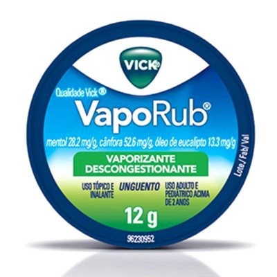 DESCONGESTIONANTE VICK VAPORUB 12G