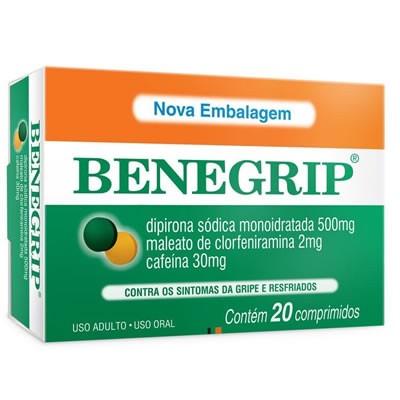 BENEGRIP 20 COMPRIMIDOS