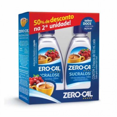 ADOÇANTE LÍQUIDO ZERO CAL SUCRALOSE 100ML