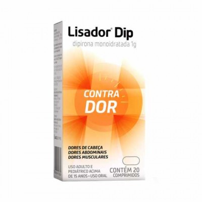 LISADOR DIP 1G 20 COMPRIMIDOS