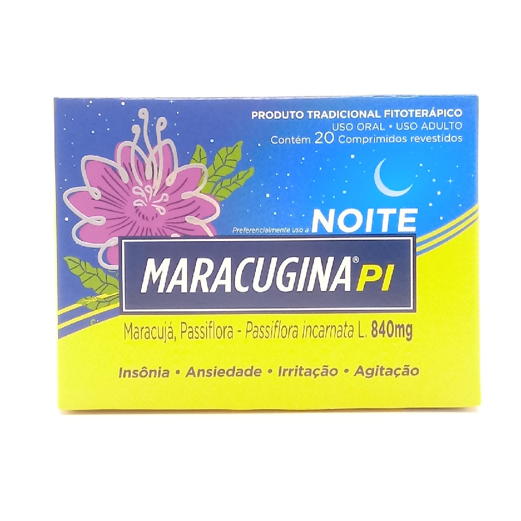 MARACUGINA PI NOITE 840MG 20 COMPRIMIDOS