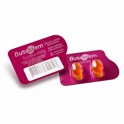 BUSCOFEM 400MG 2 CÁPSULAS