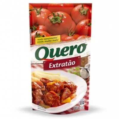 EXTRATO DE TOMATE QUERO EXTRATÃO 340G