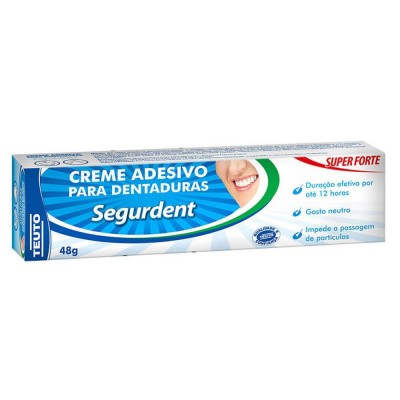 CREME ADESIVO PARA DENTADURAS SUPER FORTE 48G