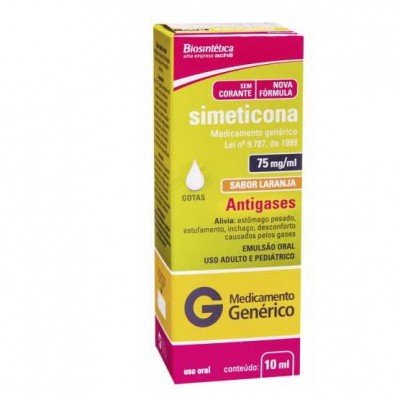 SIMETICONA 75MG GENÉRICO GOTAS 10ML