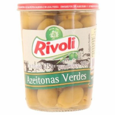 AZEITONA VERDE RIVOLI COM CAROÇO 100G