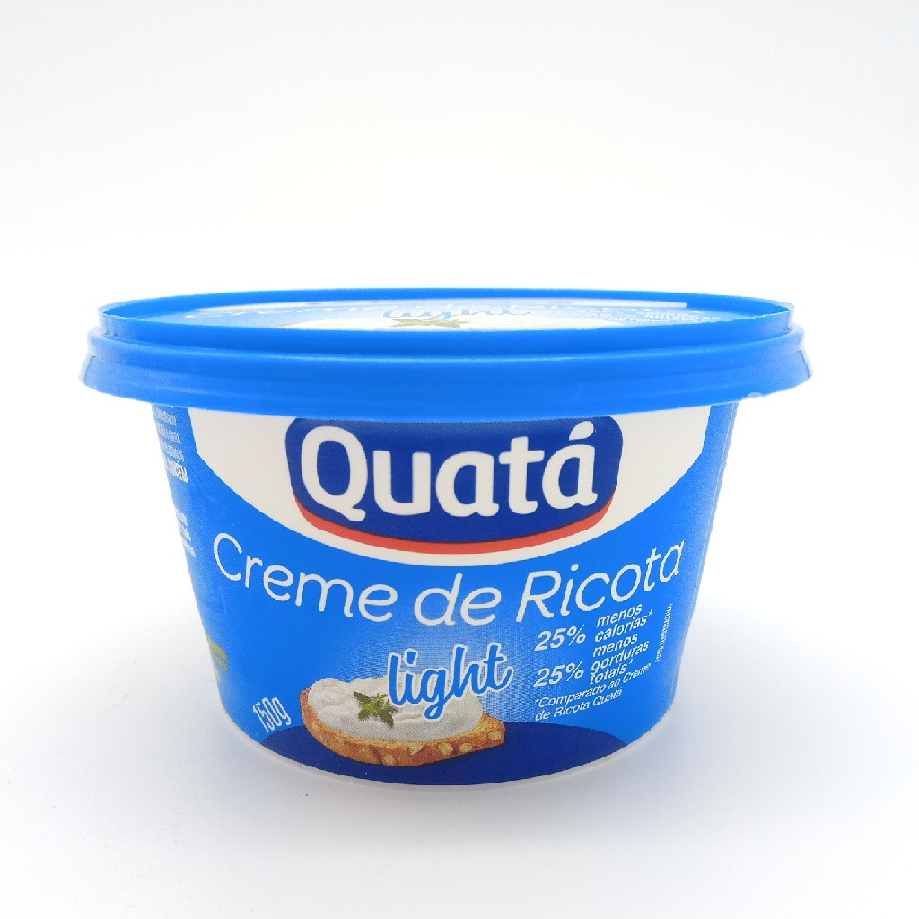 CREME DE RICOTA QUATÁ LIGHT 125G