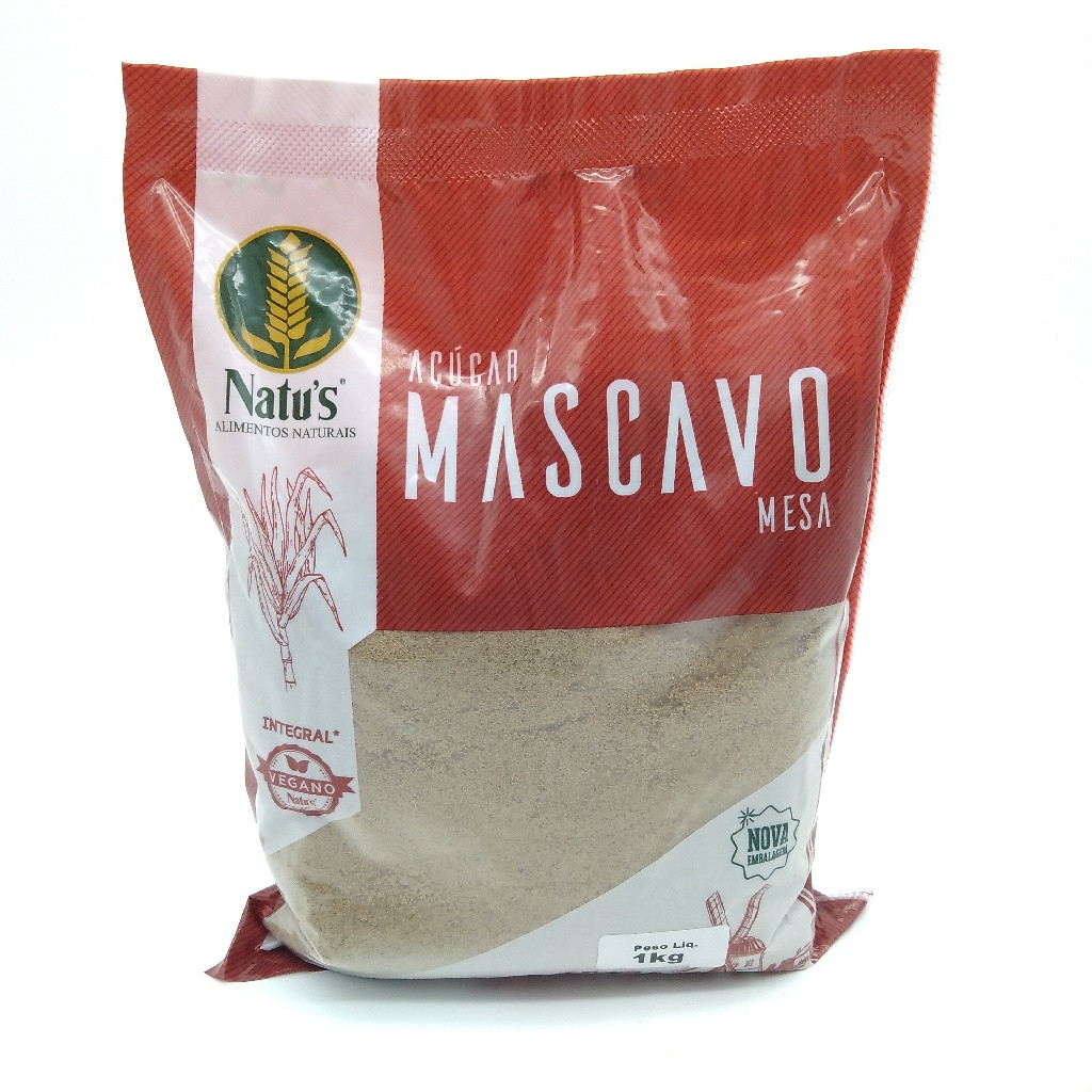 AÇÚCAR MASCAVO NATUS 1 KG