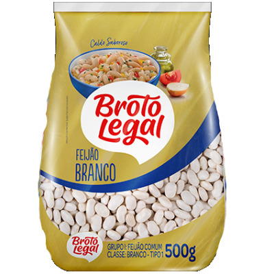 FEIJÃO BRANCO BROTO LEGAL 500 G