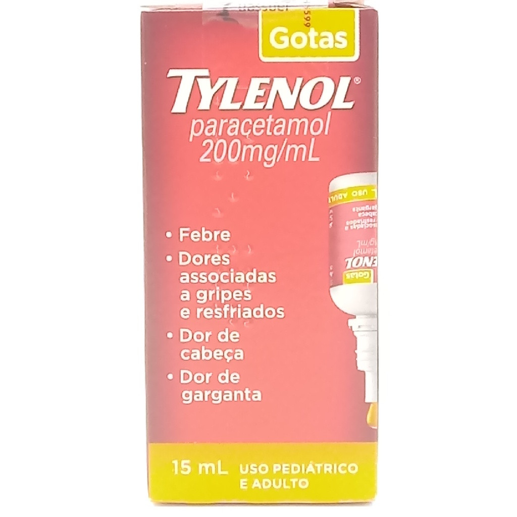 TYLENOL 200MG SOLUÇÃO ORAL 15ML JOHNSON