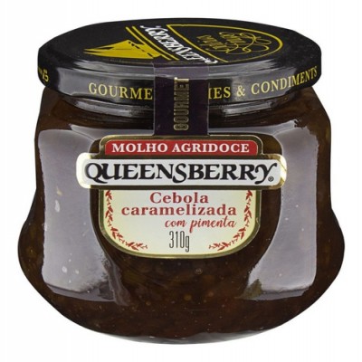 GELÉIA QUEENSBERRY GOURMET CEBOLA CARAMELIZADA 310 GRAMAS