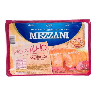 PÃO ALHO MEZZANI CALABRESA 310G