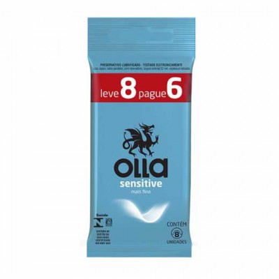 PRESERVATIVO OLLA SENSITIVE - LEVE 8 PAGUE 6