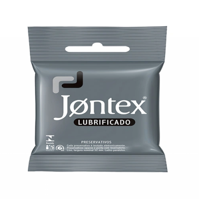 PRESERVATIVO LUBRIFICADO JONTEX 3 UNIDADES