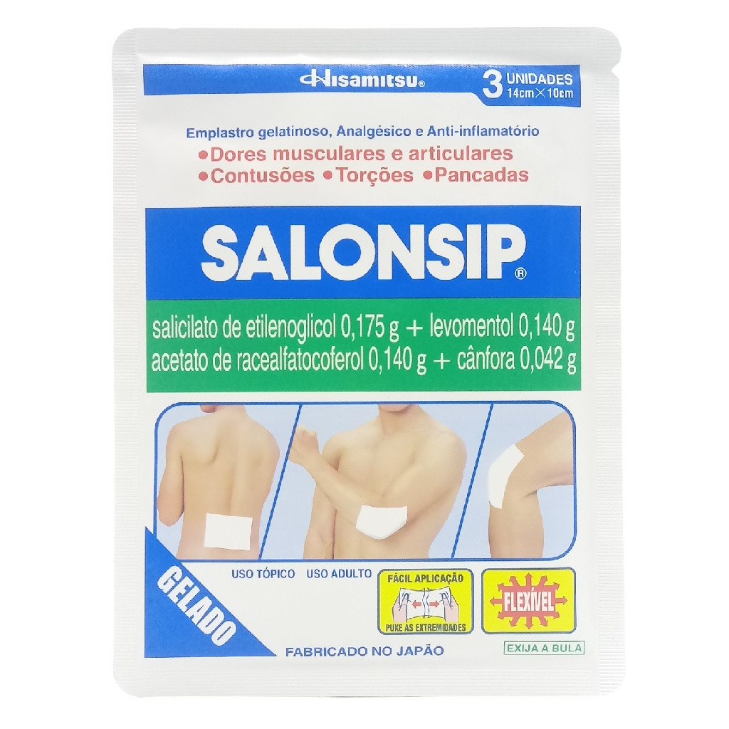 SALONPAS SALONSIP 3 UNIDADES HISAMITSU