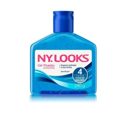 GEL FIXADOR NY LOOKS MEGA FIXAÇÃO 240G