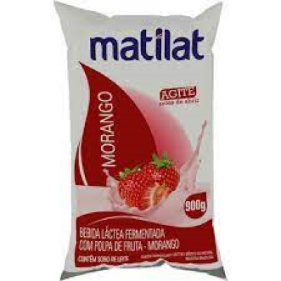 BEBIDA LACTEA MATILAT SABOR MORANGO 900 GRAMAS