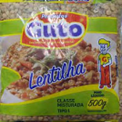 LENTILHA GUTO 500 GRAMAS