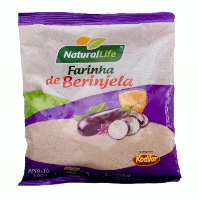 FARINHA DE BERINJELA NATURAL LIFE 100G