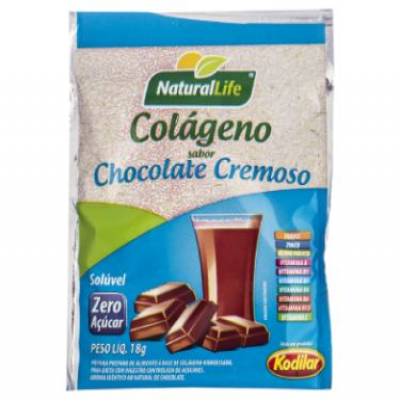 COLÁGENO NATURAL LIFE CHOCOLATE CREMOSO 18G