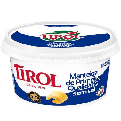 MANTEIGA TIROL S/ SAL 200G