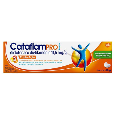 ANALGÉSICO CATAFLAM PRO XT EMULGEL 100 GRAMAS