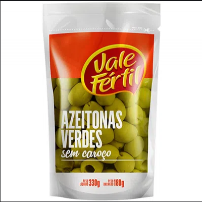 AZEITONA VERDE VALE FÉRTIL SEM CAROÇO 180G