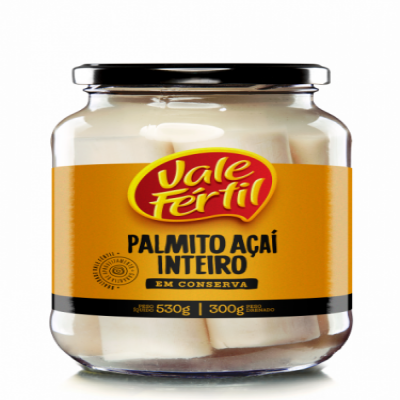 PALMITO AÇAÍ VALE FÉRTIL CONSERVA 530G