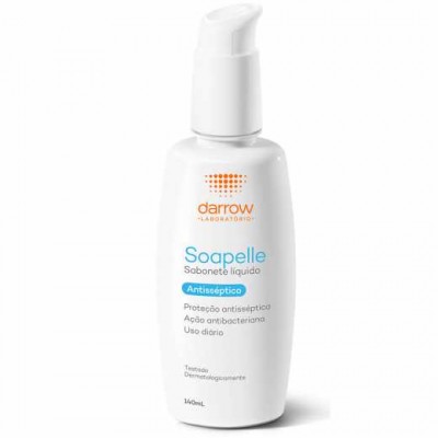 SABONETE LÍQUIDO SOAPELLE ANTISSÉPTICO 140ML