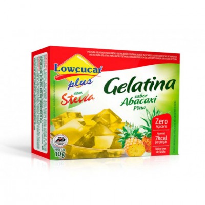 GELATINA STEVIA ABACAXI 10 GRAMAS